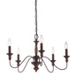  Holbrook 5-Light Chandelier In Tuscan Brown