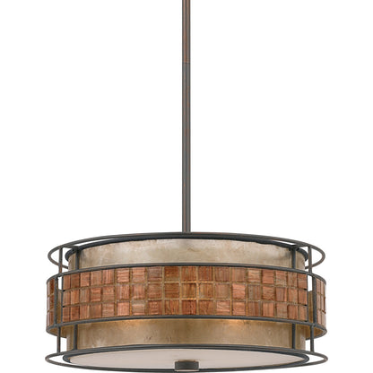  Laguna 3-Light Pendant In Renaissance Copper