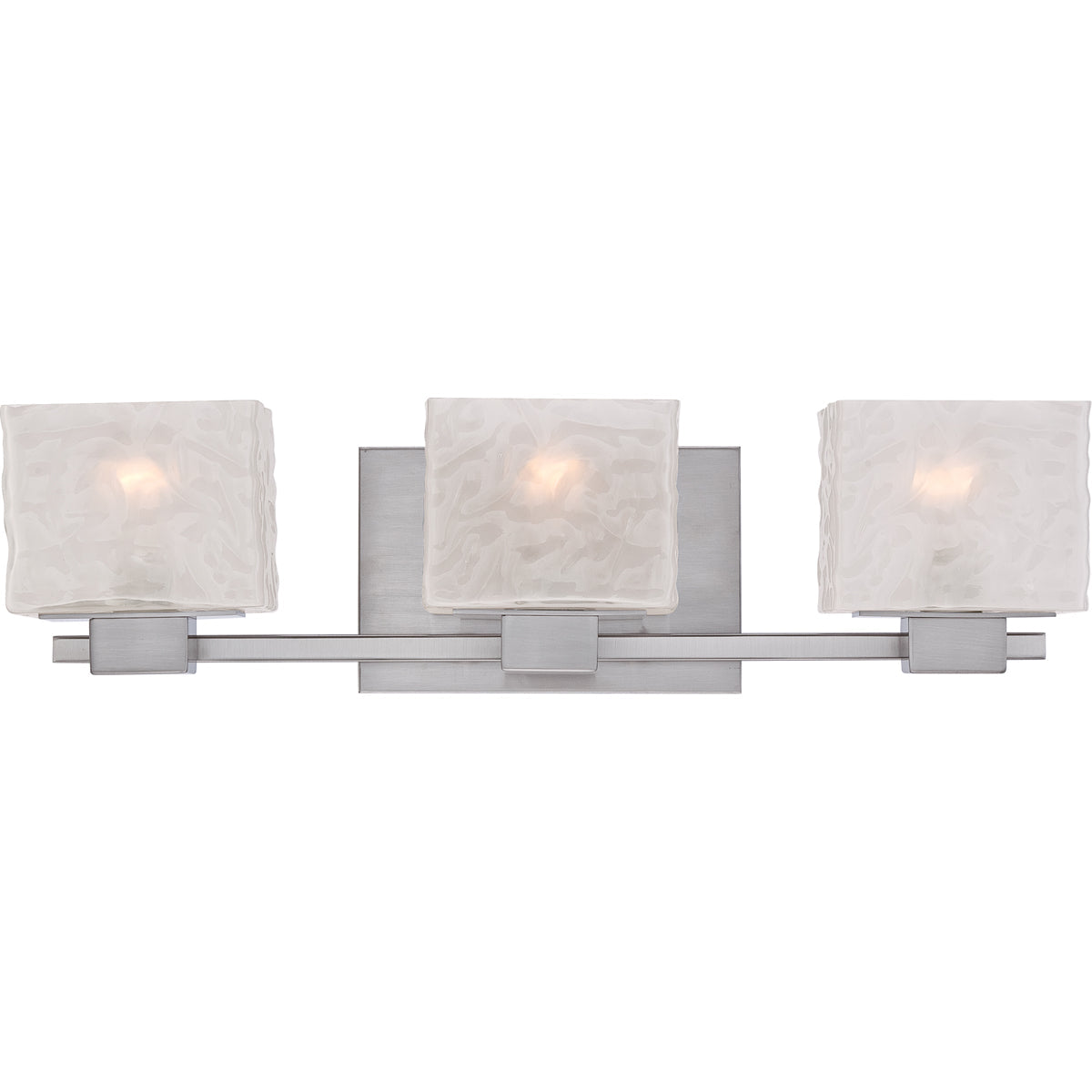  Melody 3-Light Bath Vanity In Brushed Nickel