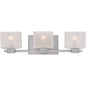  Melody 3-Light Bath Vanity In Brushed Nickel