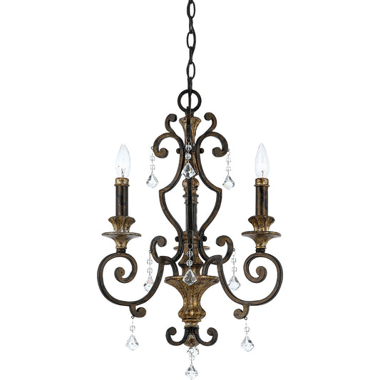  Marquette 3-Light Chandelier In Heirloom
