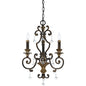  Marquette 3-Light Chandelier In Heirloom