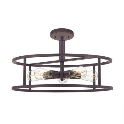  New Harbor 5-Light Semi-Flush Mount