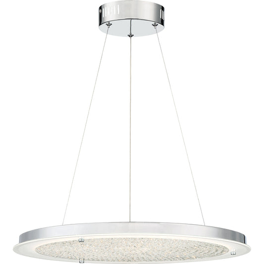  Blaze LED Pendant In Polished Chrome