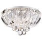  Glisten 5-Light Flush Mount In Polished Chrome