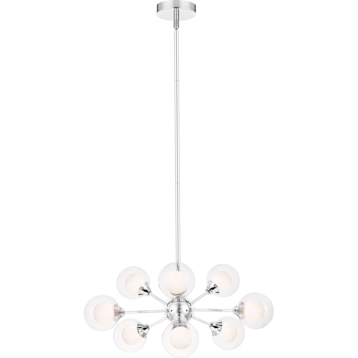  Spellbound 9-Light Chandelier In Polished Chrome