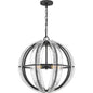  Dre 4-Light Pendant In Matte Black