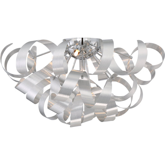  Ribbons 5-Light Flush Mount In Millenia