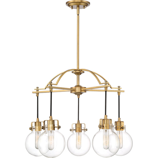  Sidwell 5-Light Chandelier In Weathered Brass