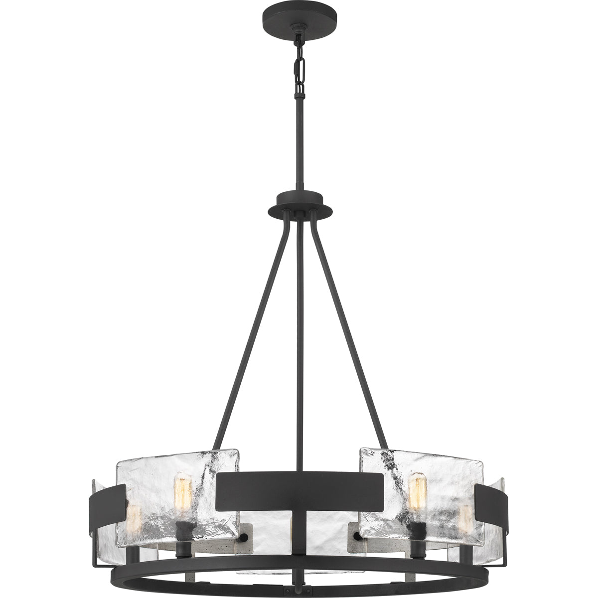  Stratum 5-Light Chandelier In Royal Ebony