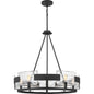  Stratum 5-Light Chandelier In Royal Ebony