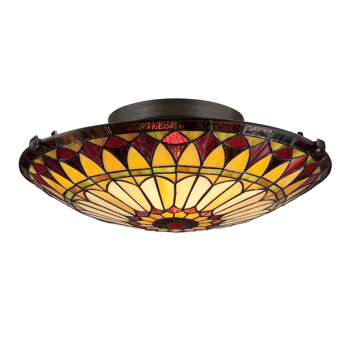  West End 2-Light Flush Mount In Vintage Bronze