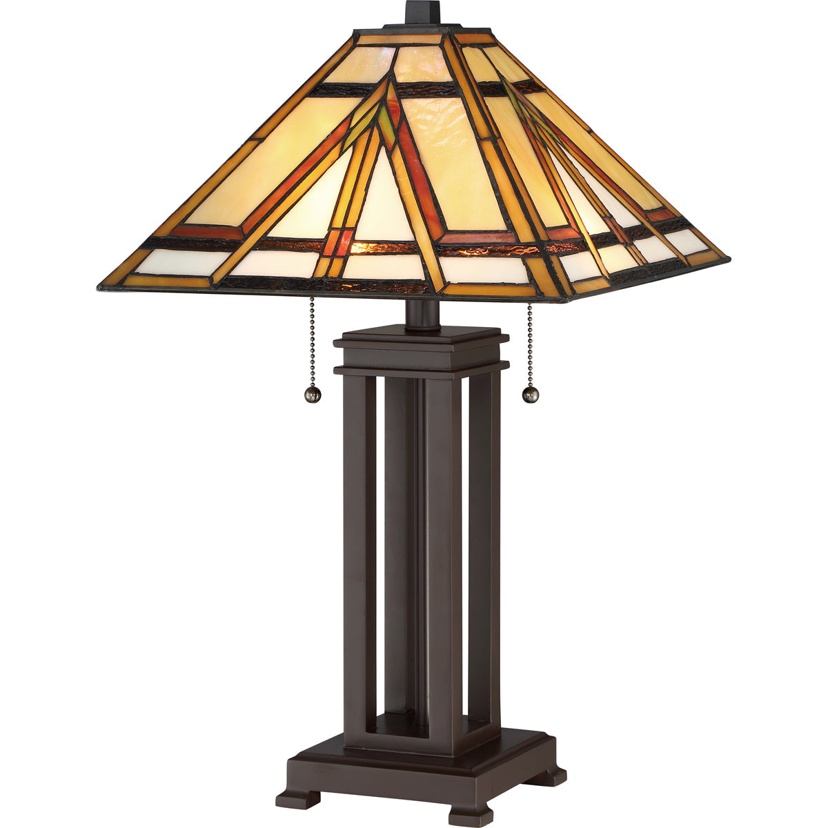  Gibbons 2-Light Table Lamp In Russet
