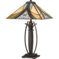 Orleans 2-Light Table Lamp In Valiant Bronze