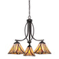  Asheville 3-Light Chandelier In Valiant Bronze