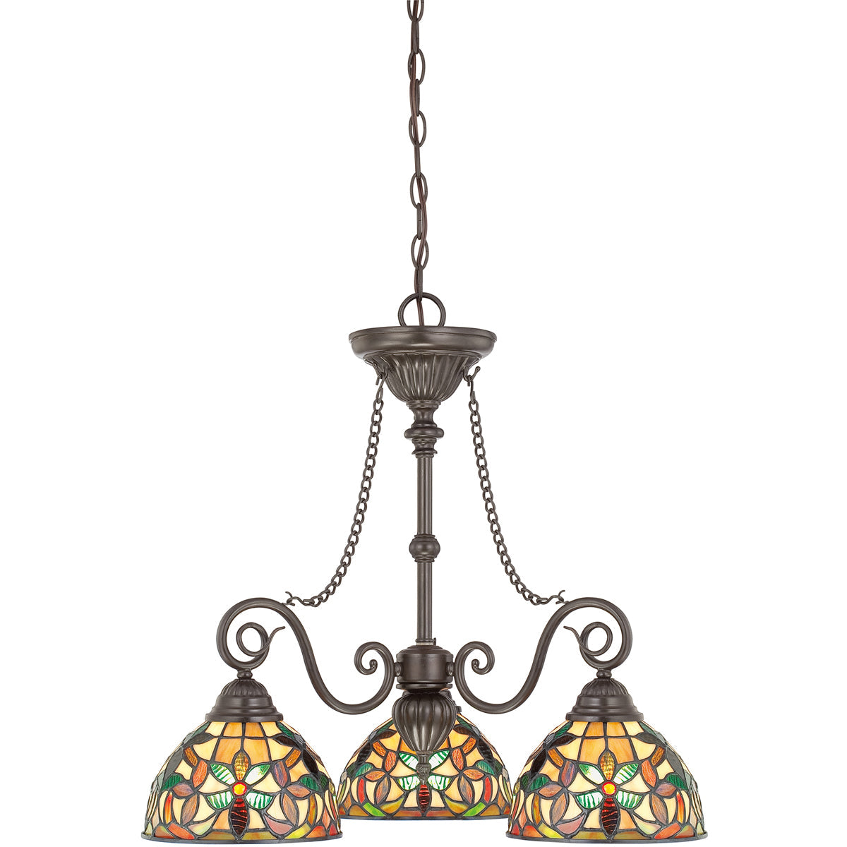  Kami 3-Light Chandelier In Vintage Bronze