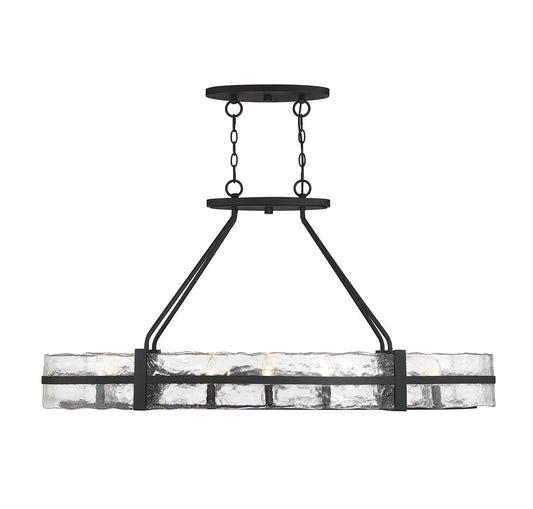  Hudson 10-Light Chandelier In Matte Black