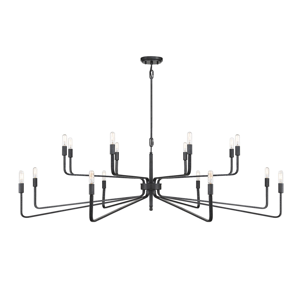  Salem 16-Light Chandelier In Forged Iron
