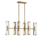  Winfield 12-Light Chandelier In Warm Brass