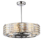  Taurus 6-Light Fan D'lier In Polished Chrome