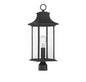 Hancock 1-Light Outdoor Post Lantern In Matte Black