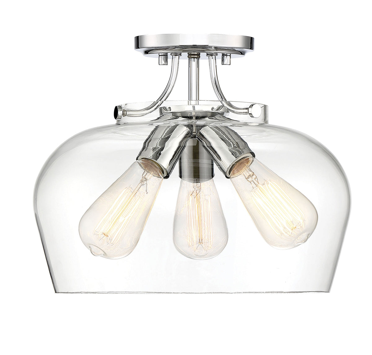  Octave 3-Light Semi-Flush