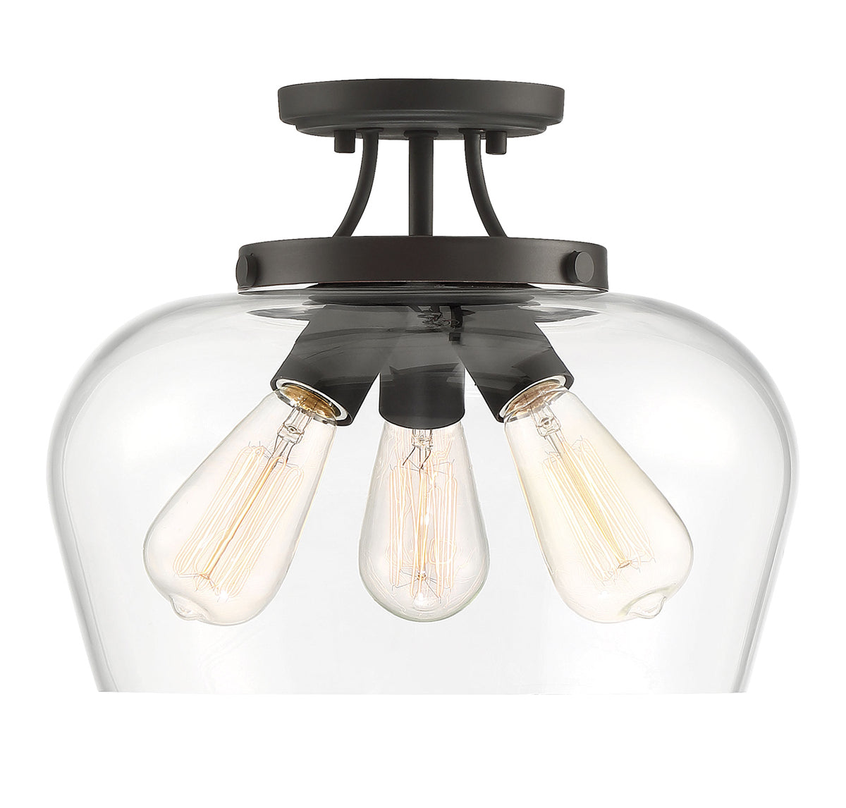  Octave 3-Light Semi-Flush