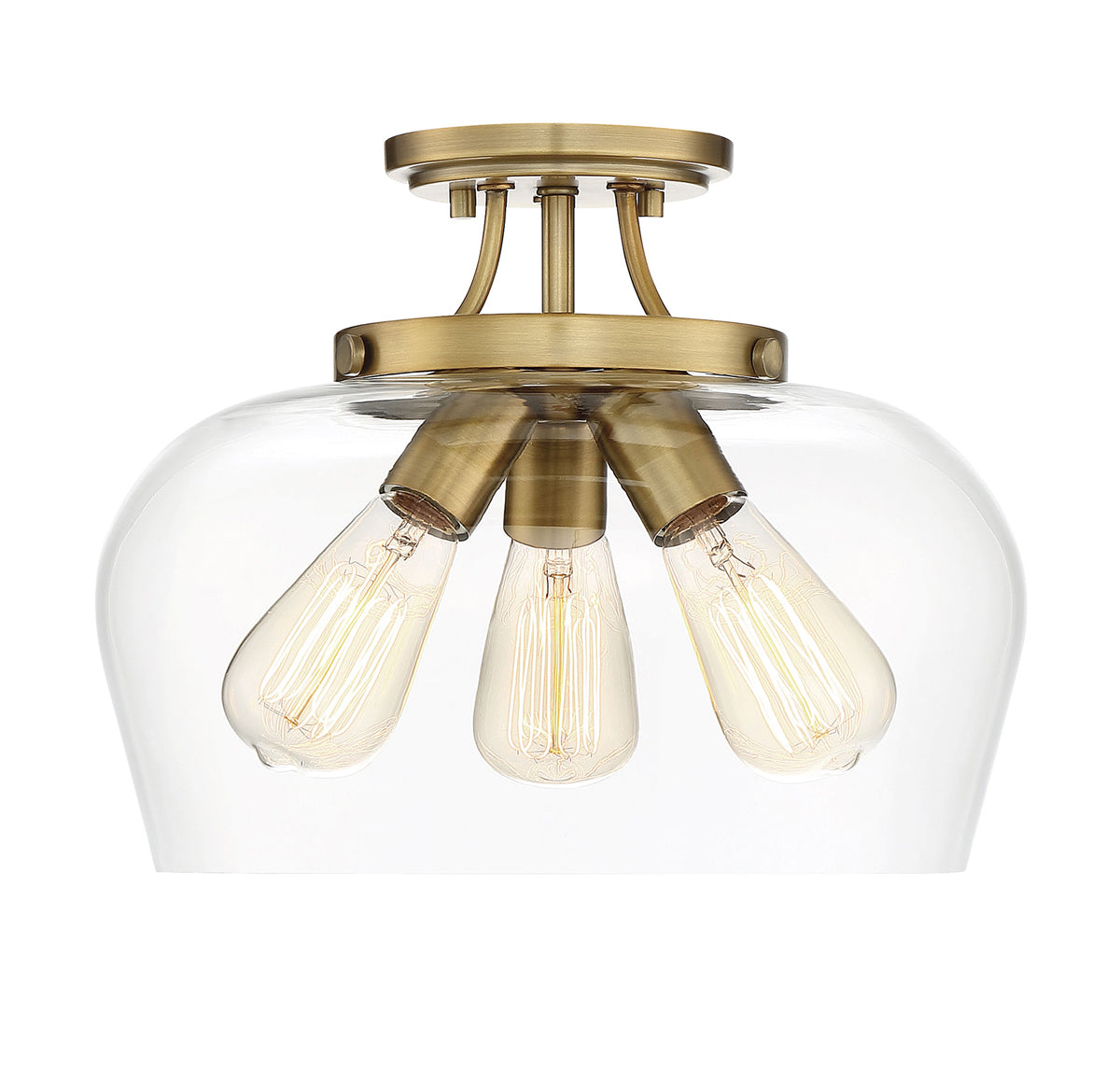  Octave 3-Light Semi-Flush