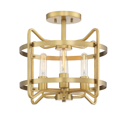  Kent 4-Light Semi-Flush