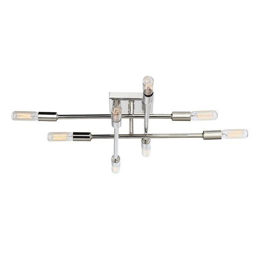  Lyrique 8-Light Semi-Flush