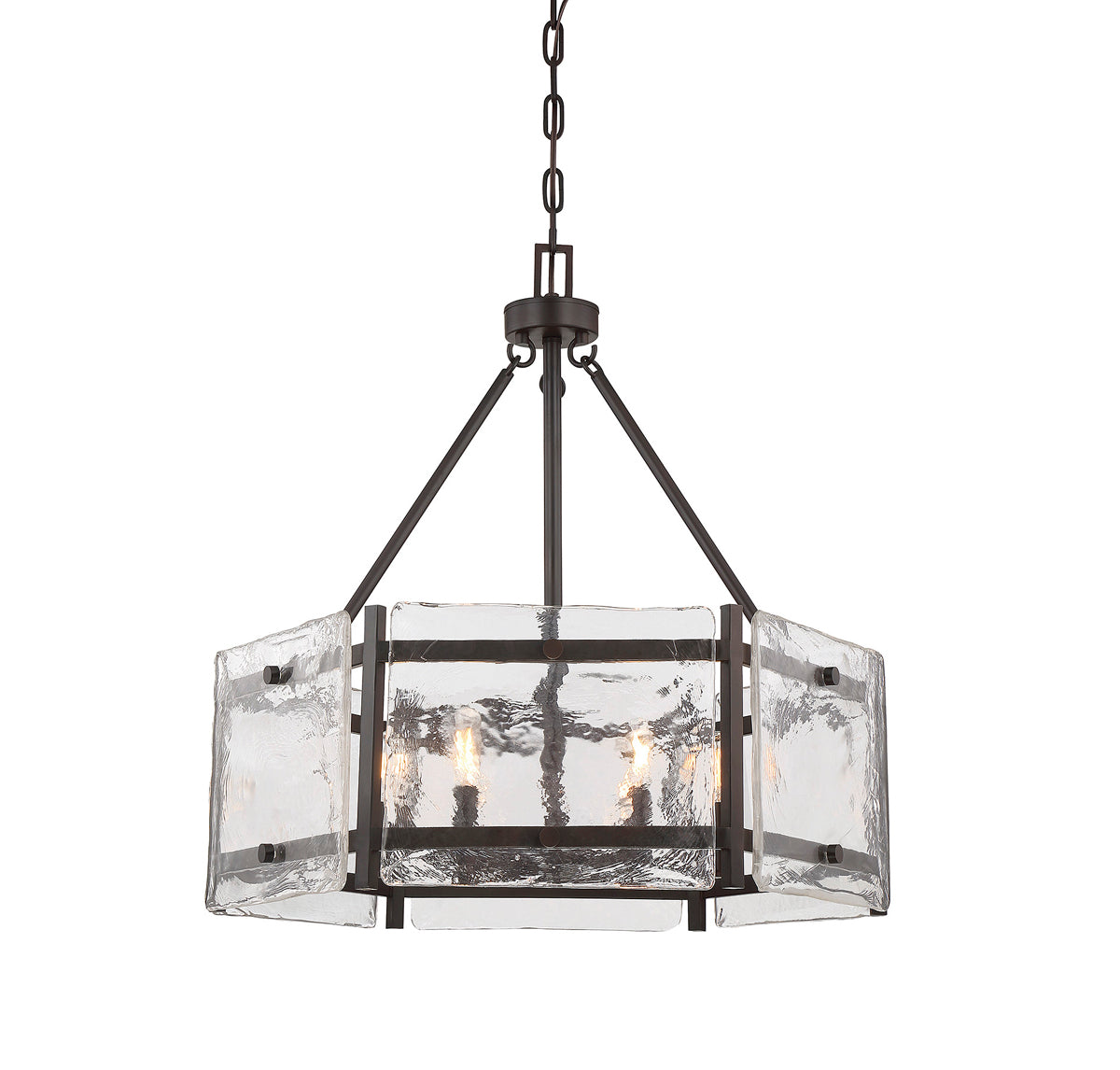  Glenwood 6-Light Pendant In English Bronze