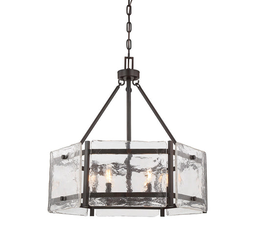  Glenwood 6-Light Pendant In English Bronze