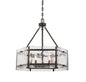  Glenwood 6-Light Pendant In English Bronze