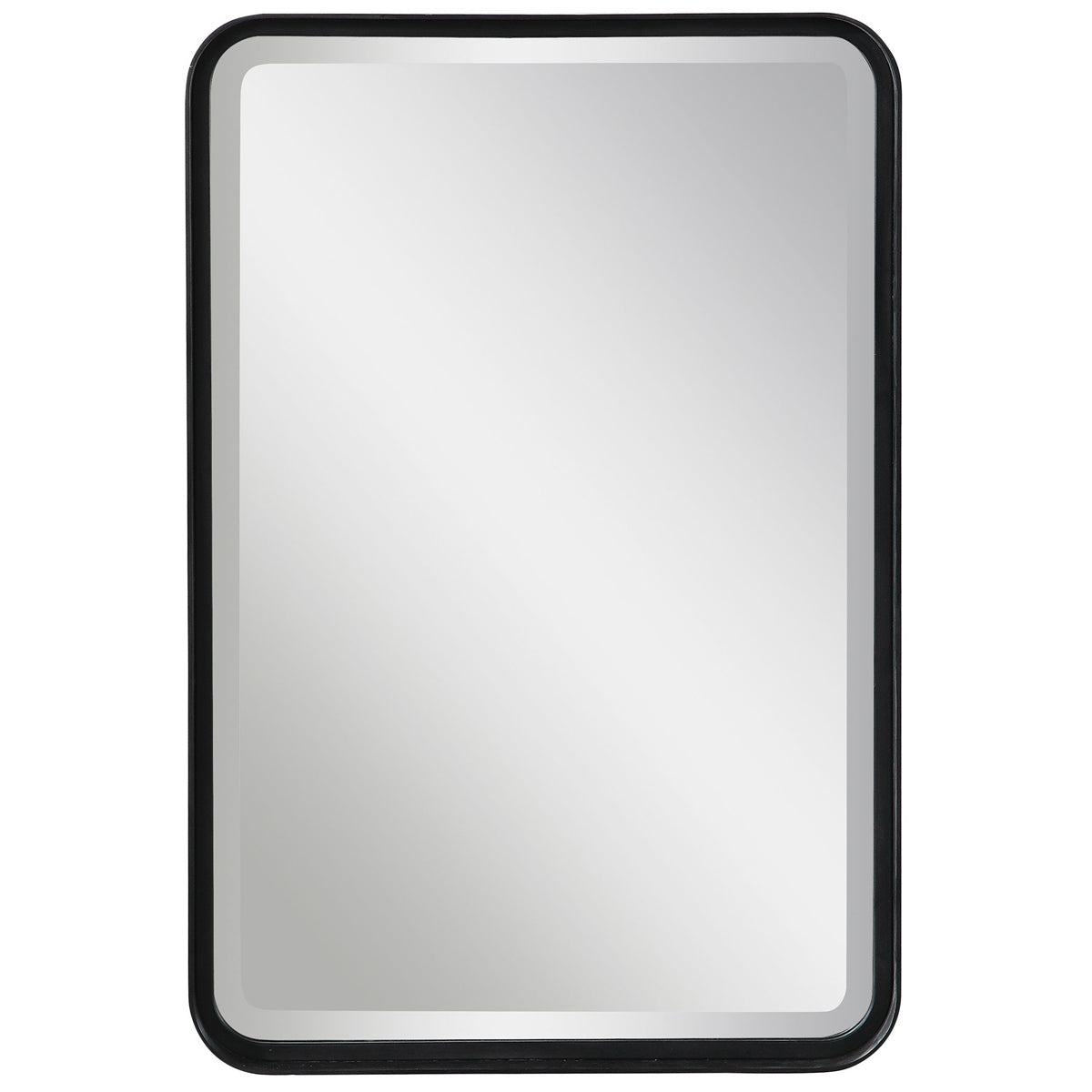  Uttermost's Croften Black Vanity Mirror Designed By Grace Feyock