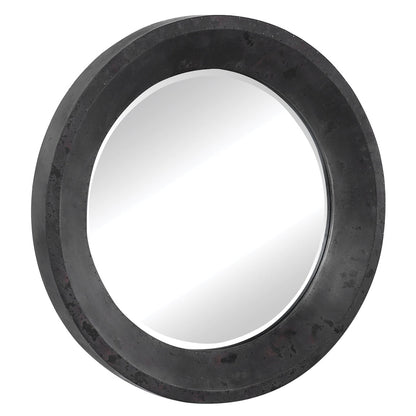  Uttermost's Frazier Round Industrial Mirror Designed By John Kowalski