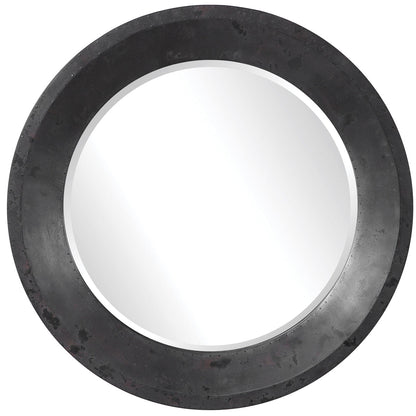  Uttermost's Frazier Round Industrial Mirror Designed By John Kowalski