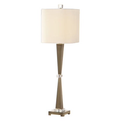  Uttermost's Niccolai Antiqued Nickel Lamp Designed By Jim Parsons