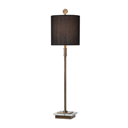 Uttermost's Volante Antique Brass Table Lamp Designed By Matthew Williams