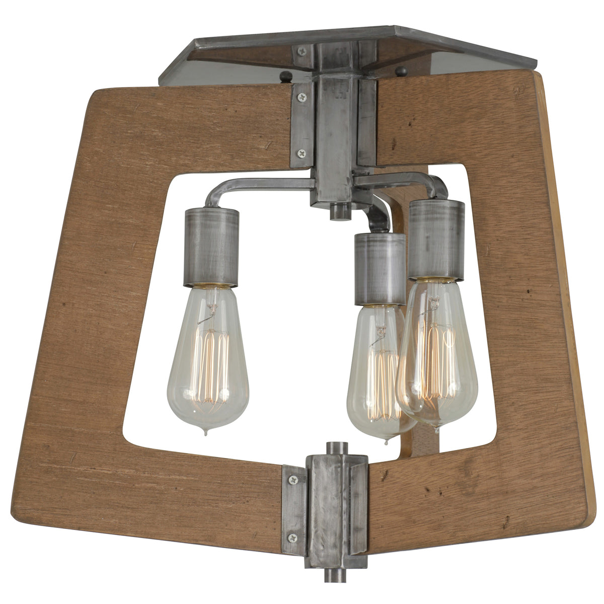  Lofty 3-Light Semi-Flush