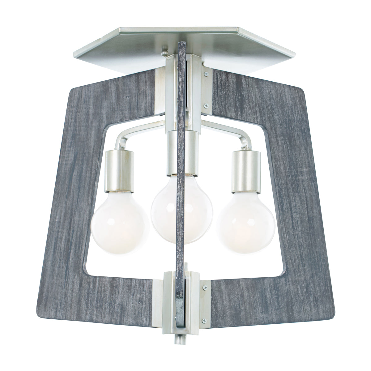  Lofty 3-Light Semi-Flush