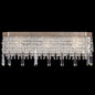  Barcelona 3-Light Bath Sconce In Transcend Silver With Heirloom-Quality Optic Crystal