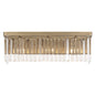  Social Club 3-Light Bath Sconce In Havana Gold With Premium Crystal