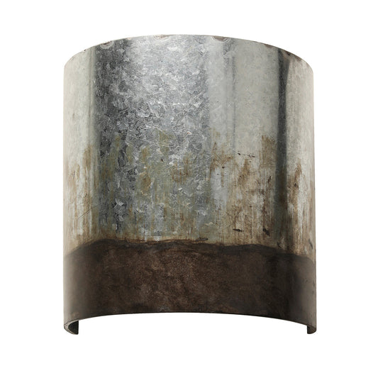  Cannery 1-Light Sconce In Ombre Galvanized