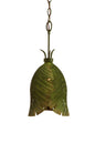  Banana Leaf 1-Light Mini-Pendant In Banana Leaf With Recycled Steel