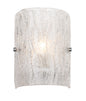  Brilliance 1-Light Sconce In Chrome With Bright Ice Glass