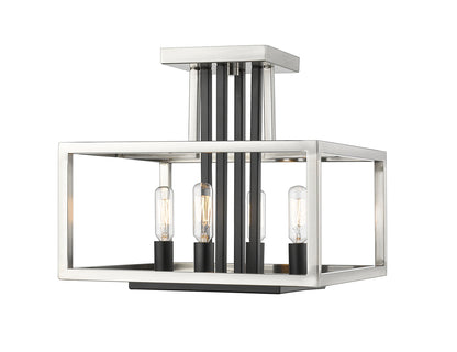 Z-LIte Quadra 4-Light Semi Flush Mount