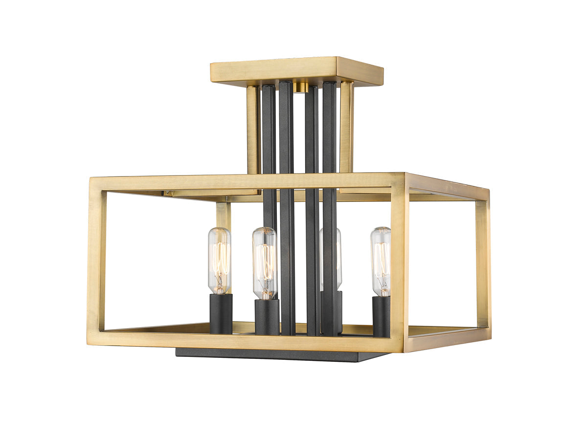 Z-LIte Quadra 4-Light Semi Flush Mount