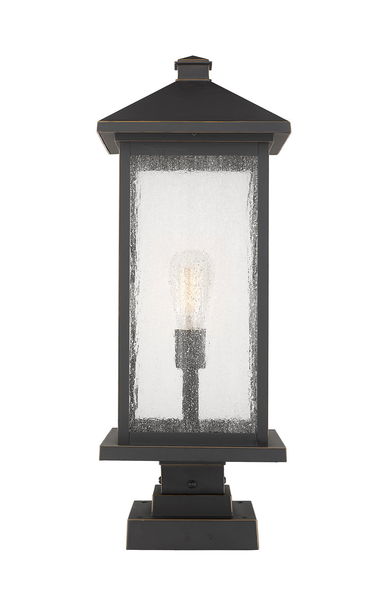 Z-LIte Portland 1-Light Outdoor Pier Mounted Fixture