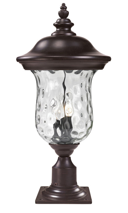 Z-LIte Armstrong 3-Light Outdoor Post Mount-Light
