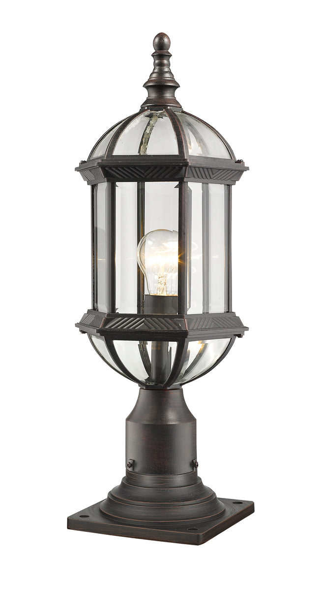 Z-LIte Annex 1-Light Outdoor Pier Mount